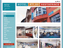 Tablet Screenshot of hotel-atlas.cz