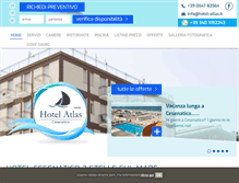 Tablet Screenshot of hotel-atlas.it
